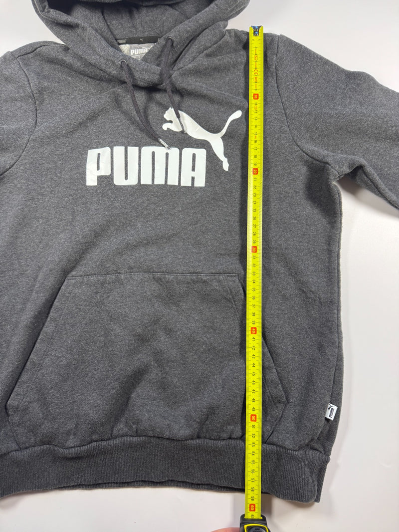 Puma Essentials Big Logo Hoodie Dark Grey Women L