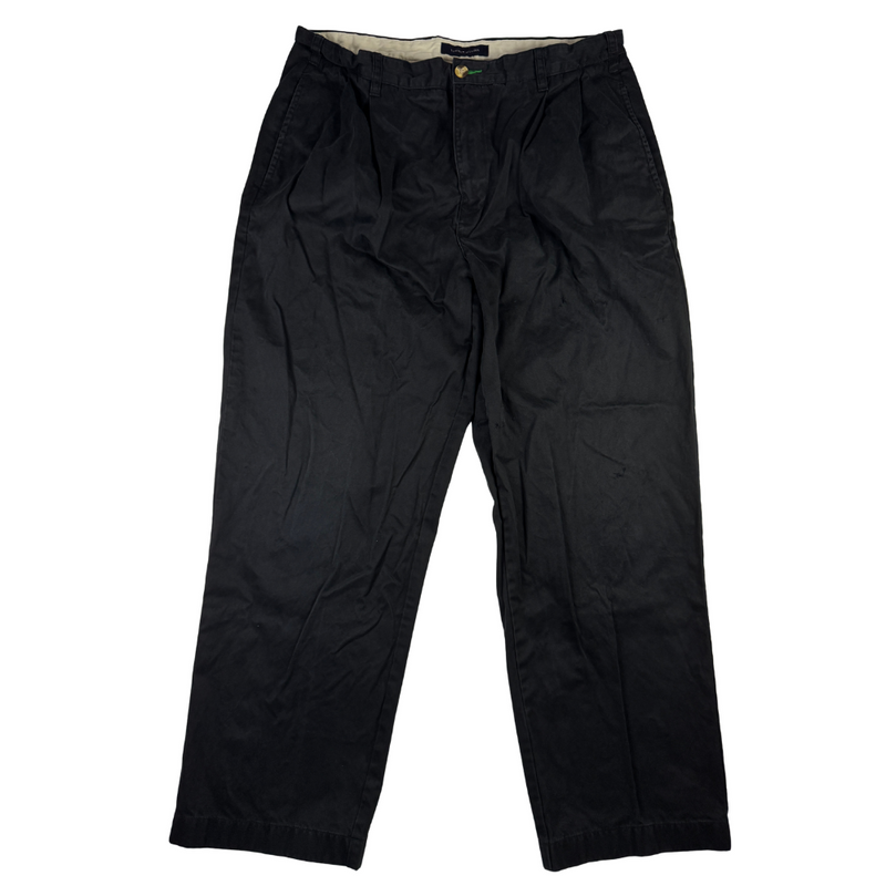 Tommy Hilfiger Pants Vintage Y2K Black Relaxed Straight Fit W38 L30