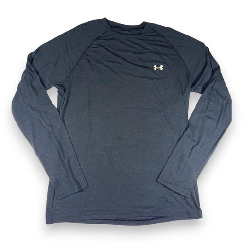 Under Armour HeatGear Compression Long Sleeve Black Shirt Size S