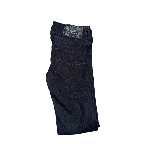 Diesel Matic Stretch Slim Tapered Jeans Black W26 L32