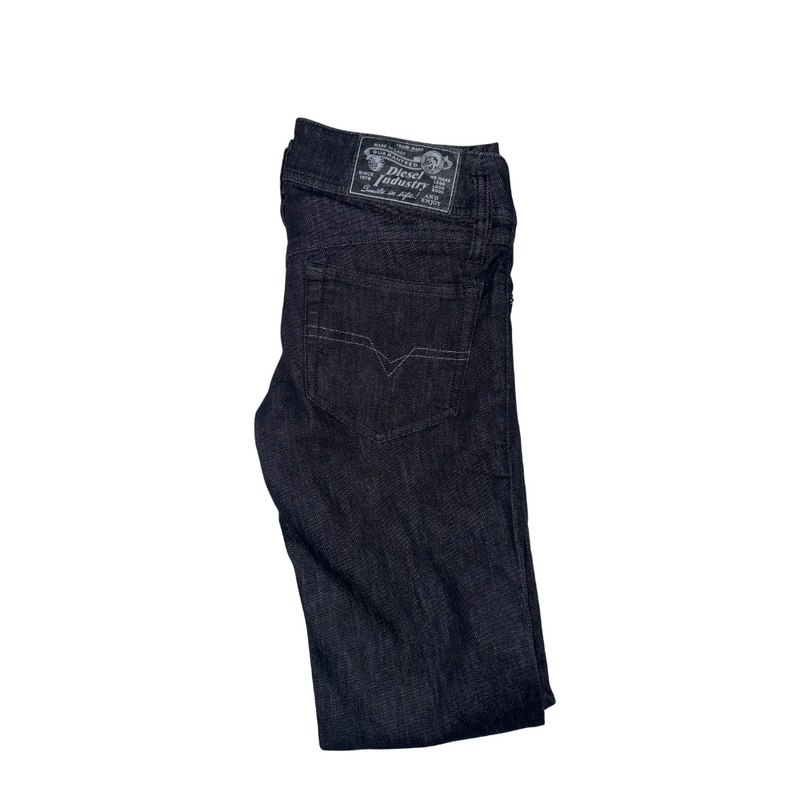 Diesel Matic Stretch Slim Tapered Jeans Black W26 L32