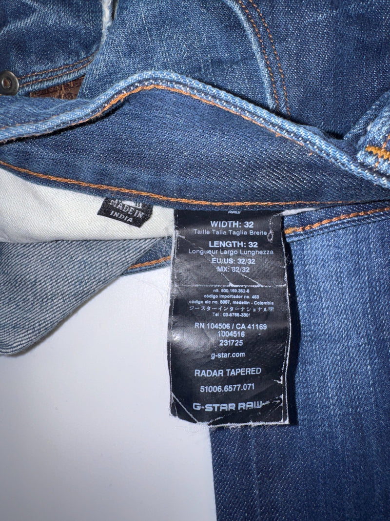 G-Star RAW Radar Tapered Jeans Y2K Blue Denim W32 L32