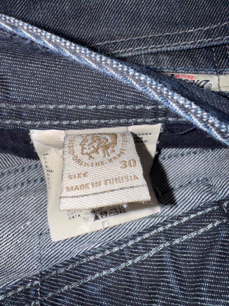 Diesel Zatiny Regular Bootcut Jeans Dark Blue W30 L30
