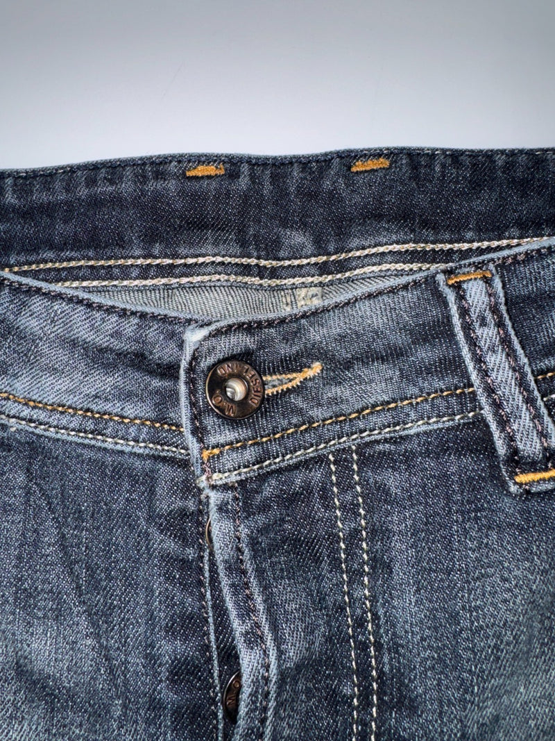 Diesel Viker Vintage Straight Leg Jeans W34 L34 Dark Blue