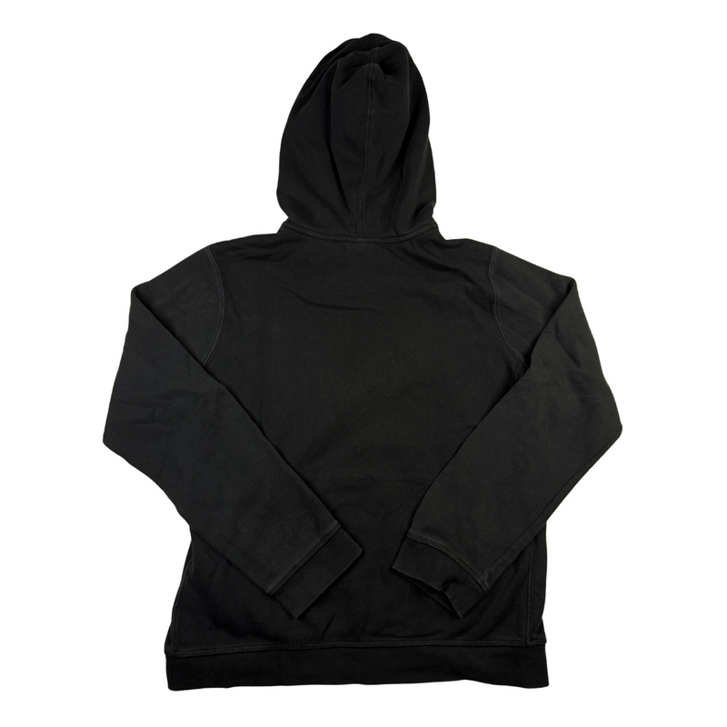 Nike Vintage Y2K Hoodie Black Double Swoosh Logo Pullover XL
