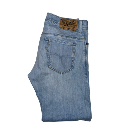 Diesel Safado Stretch Jeans Regular Slim Straight Light Blue W33 L30