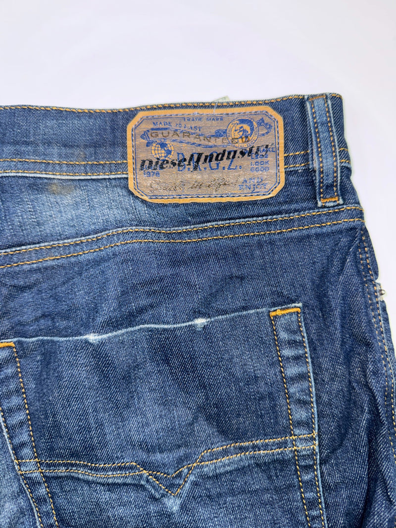 Diesel Tepphar Vintage Y2K Slim Jeans W33 L32 Blue Men's