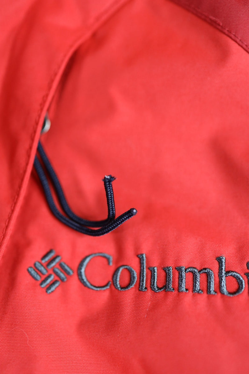 Columbia Jacket Omni-Shield Waterproof Hooded Red Outdoor Jacket Size XL