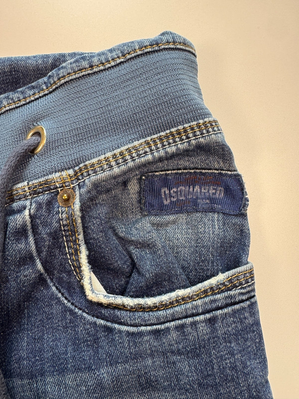 Dsquared2 Jogger Jeans Blue Distressed Size 54 — 2