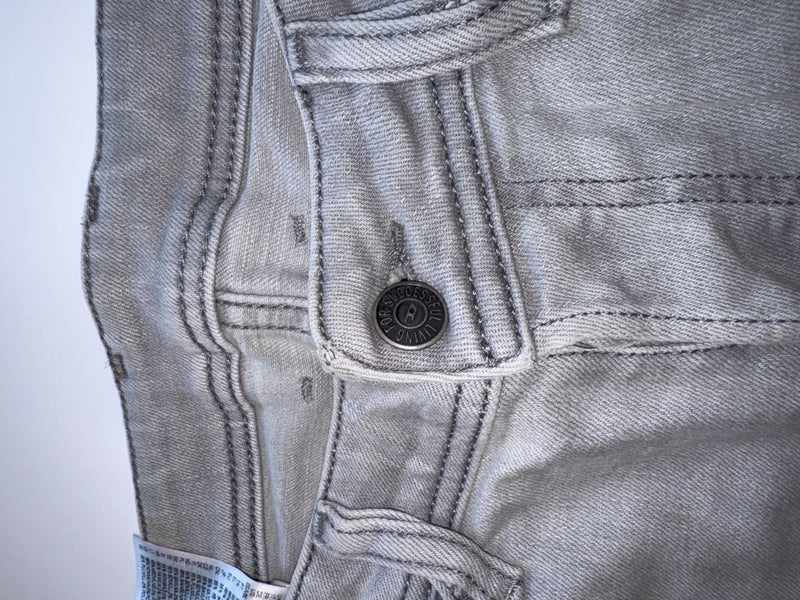 Diesel Sleenker Skinny Jeans Y2K Grey Size W32 L30