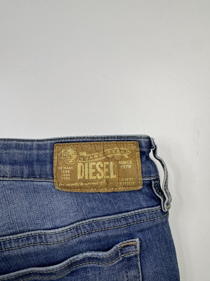 Diesel Skinzee-Low Super Slim Skinny Stretch Jeans W30 L32 Blue
