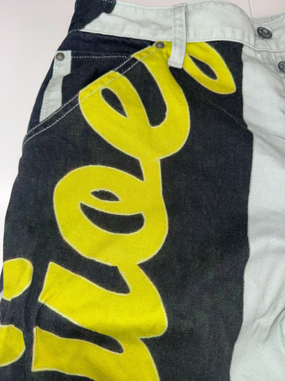G-Star Raw 5622 3D Tapered Jeans Y2K Graphic Print Grey Size W34 L32 — 4