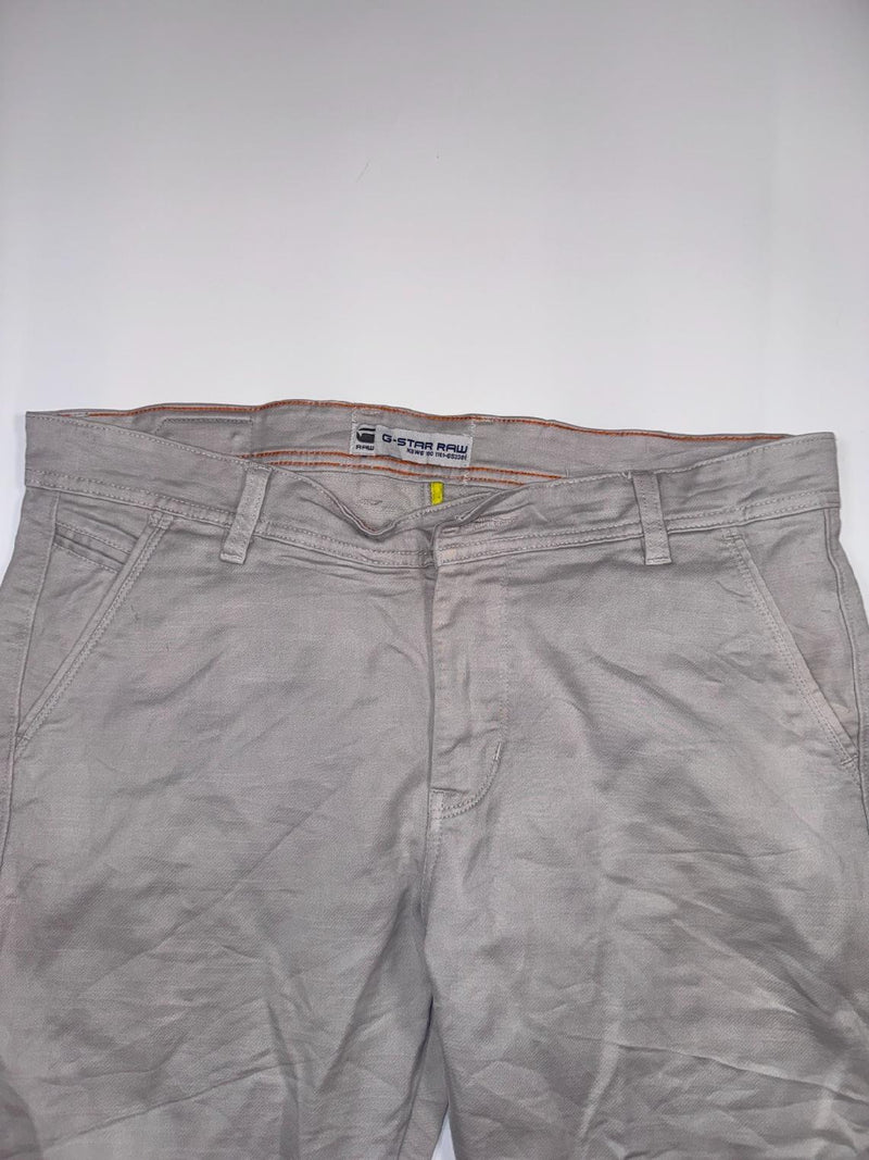 G-Star RAW 3301 Beige Chino Pants Vintage Y2K Casual Size W34