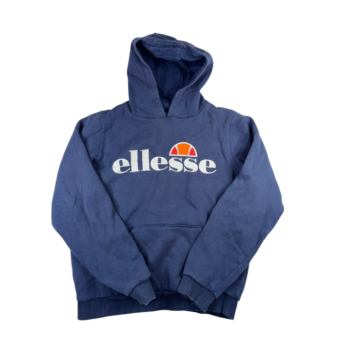 Ellesse Vintage Y2K Hoodie Kinder 13-14Y 158-164 Navy Blau