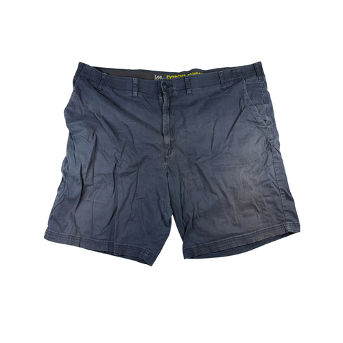 Lee Extreme Comfort Shorts Vintage Grey Y2K Casual 48 Cotton Stretch