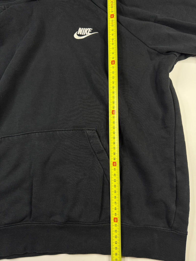 Nike Vintage Y2K Hoodie Black Small Swoosh Pullover Hoodie M
