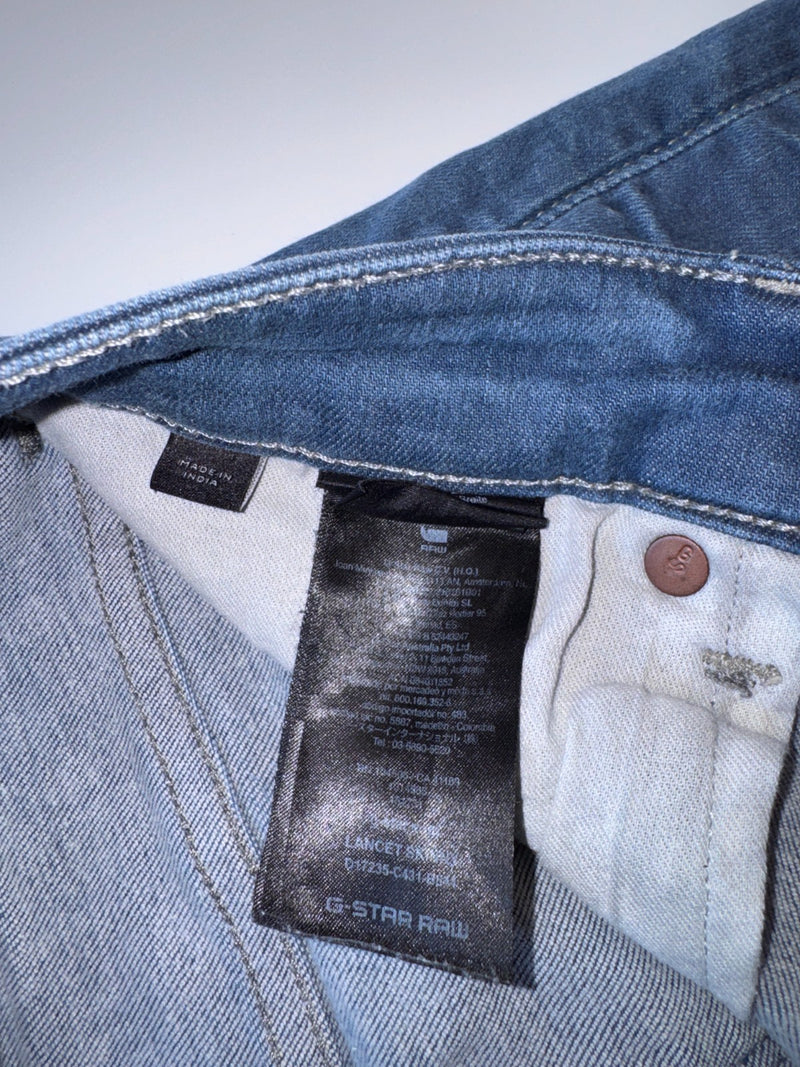 G-Star RAW Lancet Skinny Jeans W29 L34 Light Blue Denim