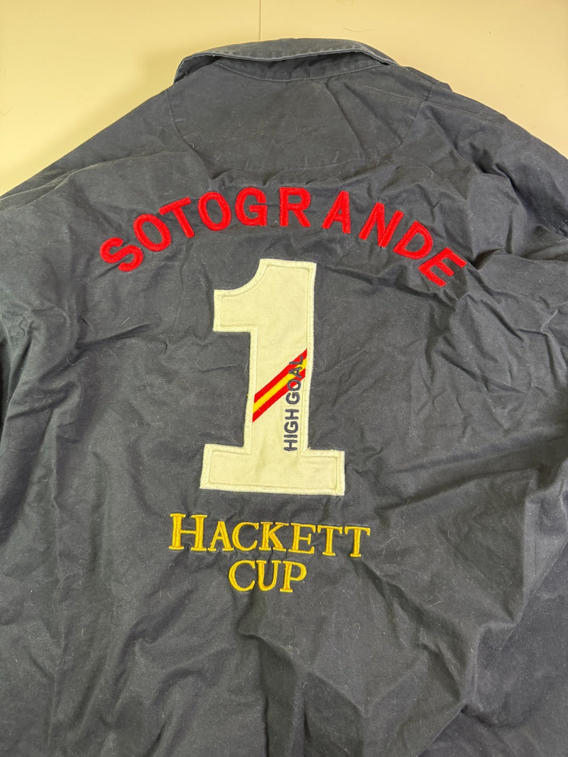 Hackett London Hemd Sotogrande Hackett Cup Navy Blau XXL Tailored Fit