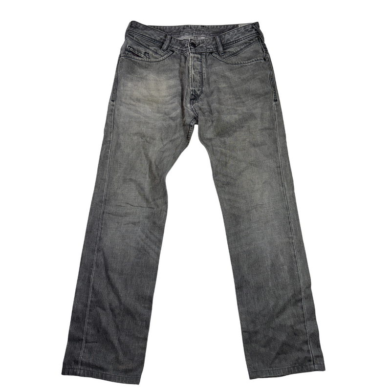 Diesel Poiak Vintage Jeans W32 L34 Grey Straight Denim