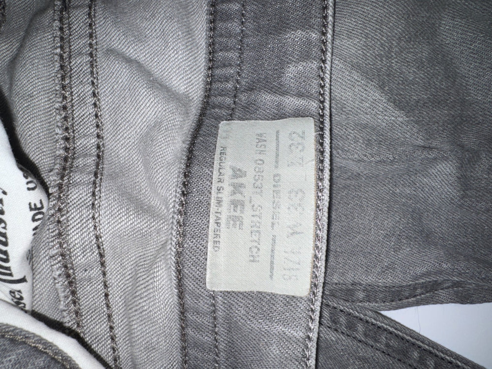 Diesel Industry Viker Vintage Y2K Grey Jeans Size W33 L32 — 7