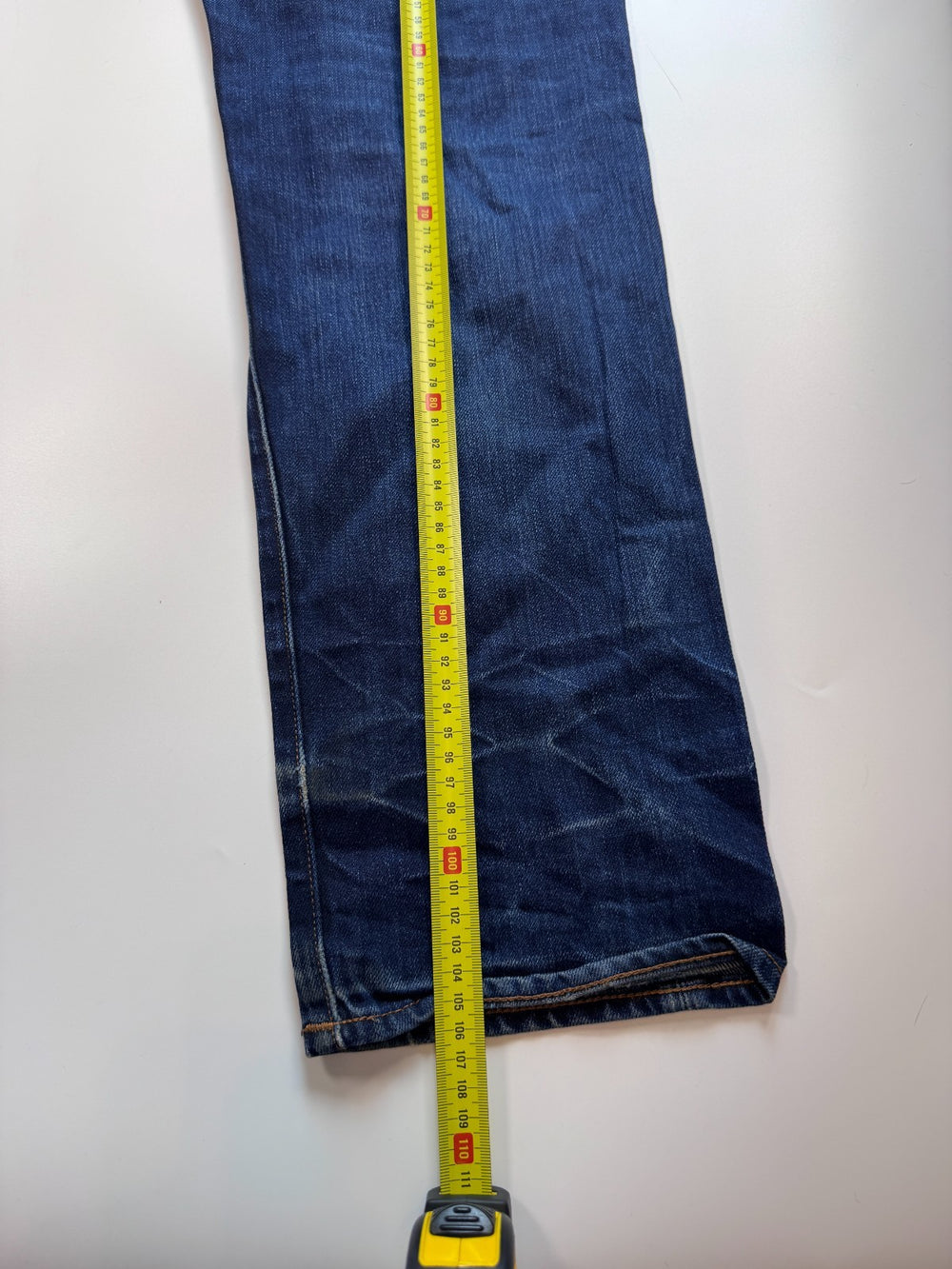 G-Star RAW Jeans W34 L32 Blue Denim Straight Fit Distressed — 6
