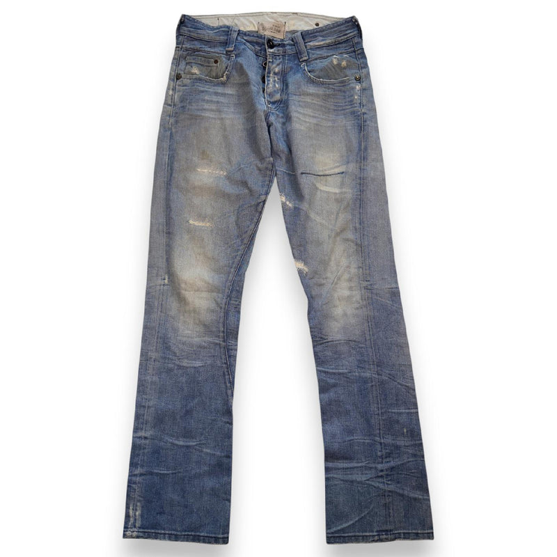G-Star Raw Vintage Distressed Jeans Y2K Light Blue Size W33
