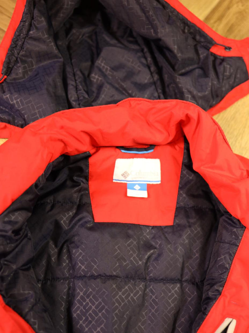 Columbia Jacket Omni-Shield Waterproof Hooded Red Outdoor Jacket Size XL