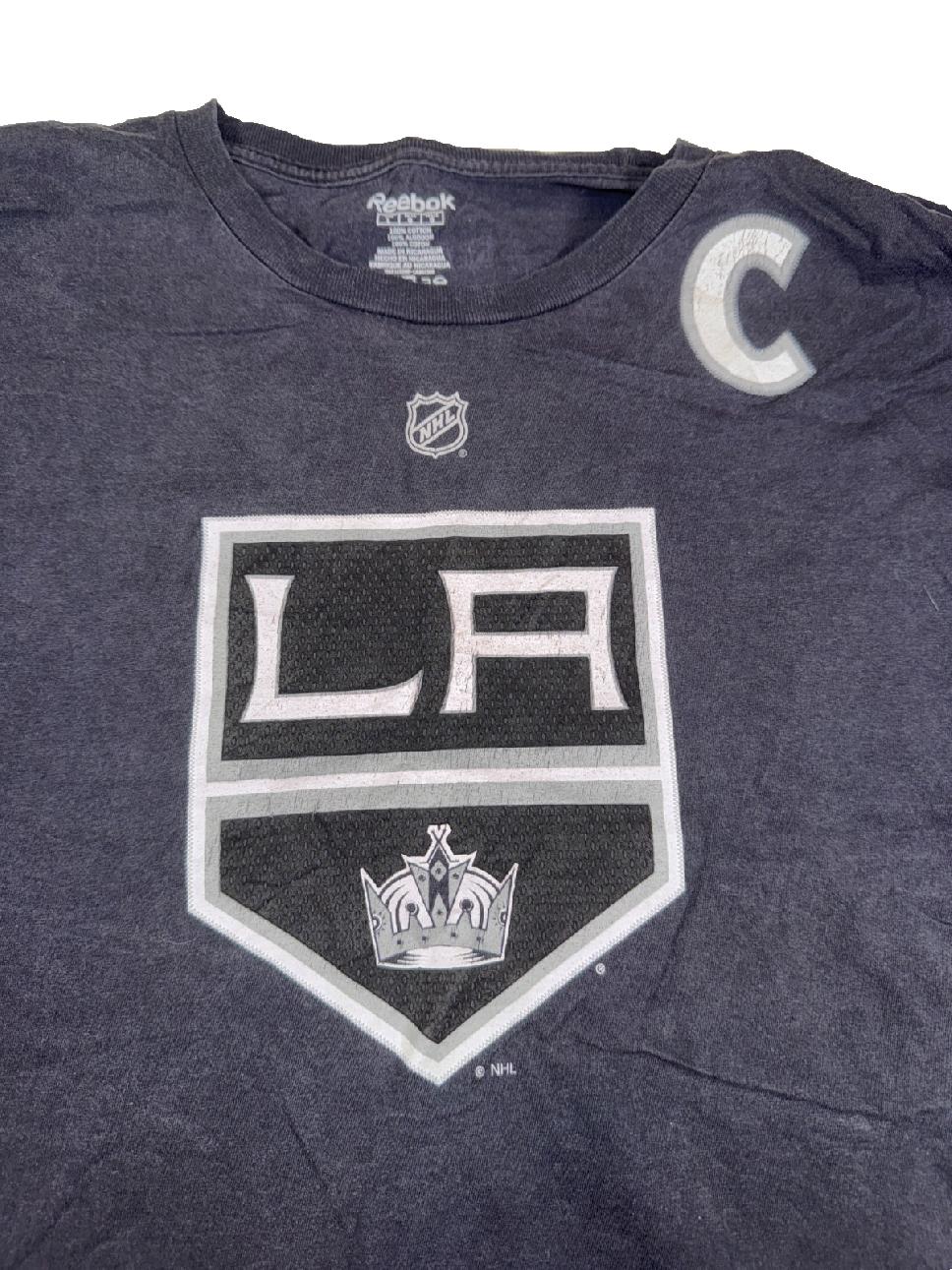 Reebok LA Kings Dustin Brown 23 NHL T-Shirt Black Size L — 2