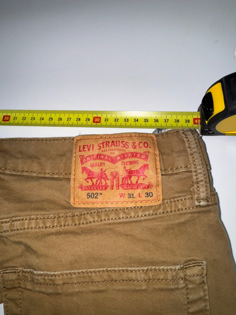 Levi's Vintage 502 Straight Leg Pants W31 L30 Brown