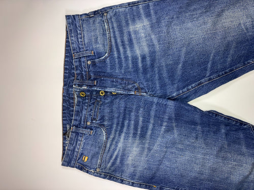 G-Star RAW D-Staq 5-Pocket Jeans W33 L34 Blue Denim Tapered