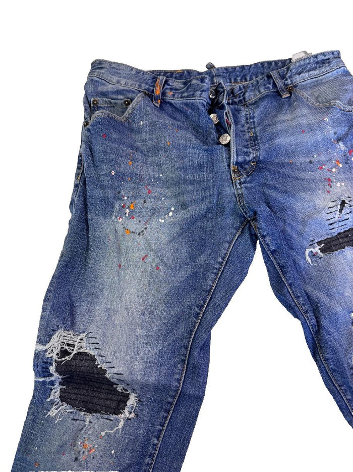 DSQUARED2 Jeans distressed blau 54