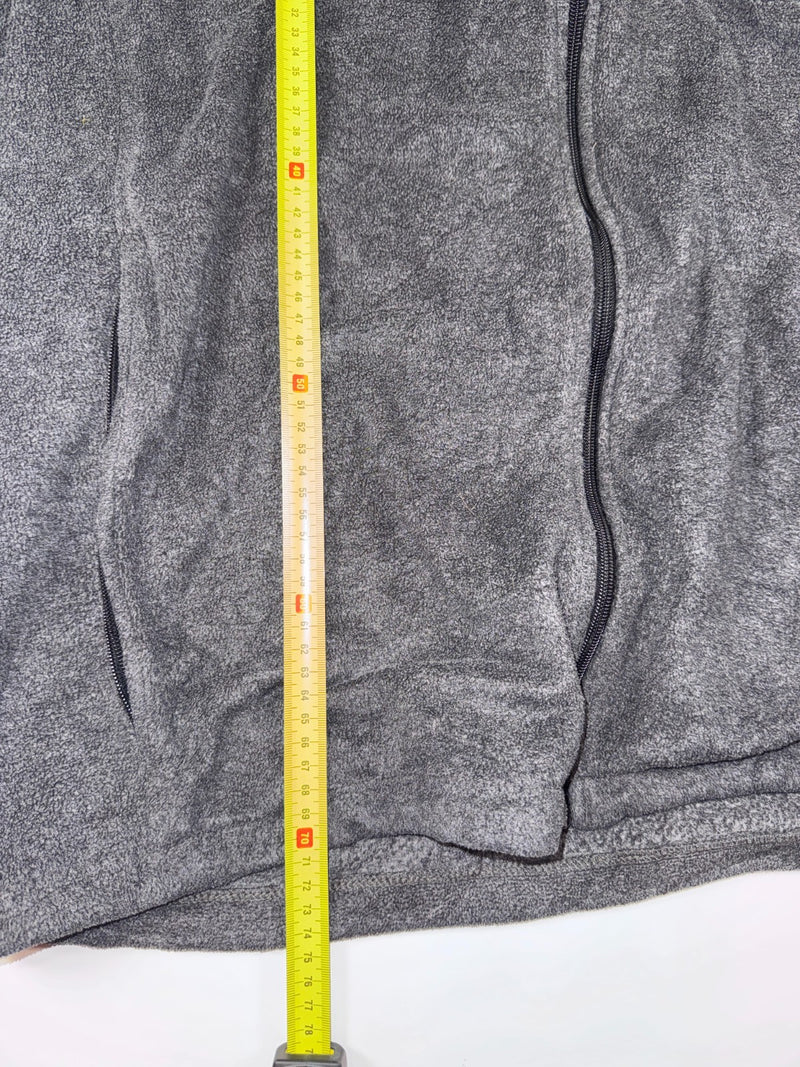 Columbia Full Zip Fleece Jacket Grey XXL Outdoor Hiking