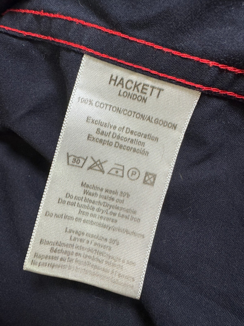 Hackett London Hemd Sotogrande Hackett Cup Navy Blau XXL Tailored Fit